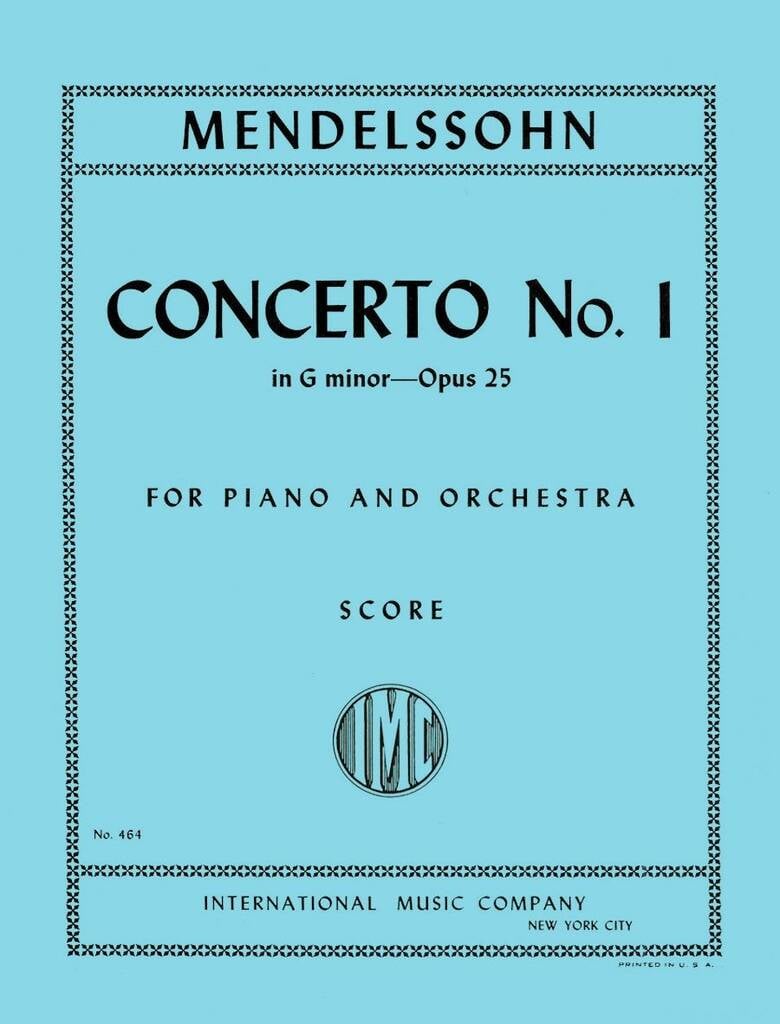 Piano Concerto No.1 Gmin